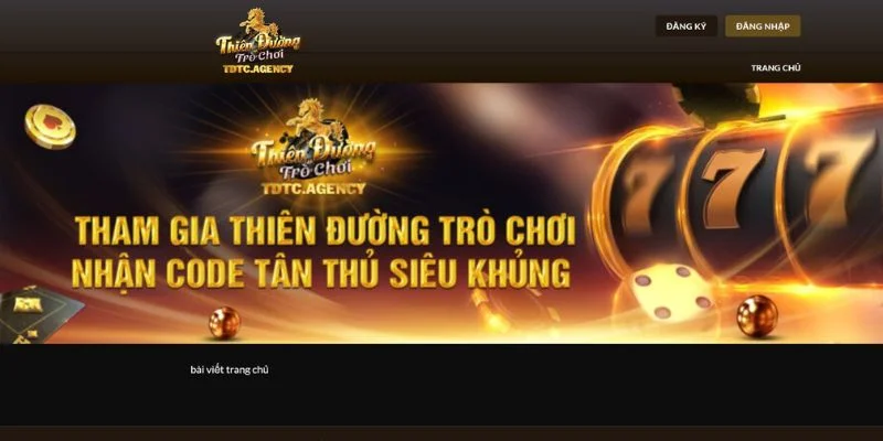 Tìm hiểu về cổng game Thiên Đường Trò Chơi